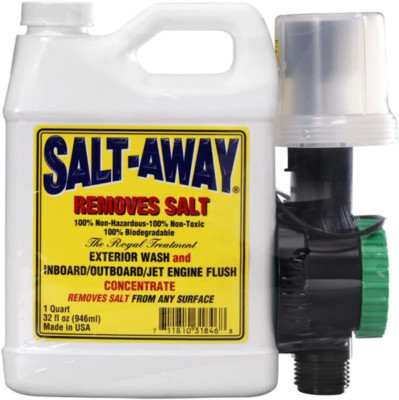 Salt Away SA32M Concentrate Kit with Mixing Unit, Salt Removing Cleanser, 32 Fl.