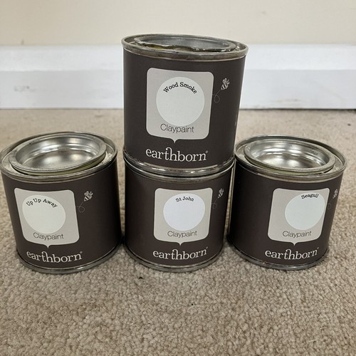 Earthborn Clay Paint 100ml Sample Tester Pots Various Colours eBay