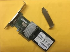 LSI MegaRAID L3-25121-86B 4-Port SATA SAS RAID Controller Card 9260-4i + Battery