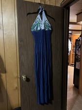 WOMENS LONG DRESS SLEEVELESS ONE SIZE