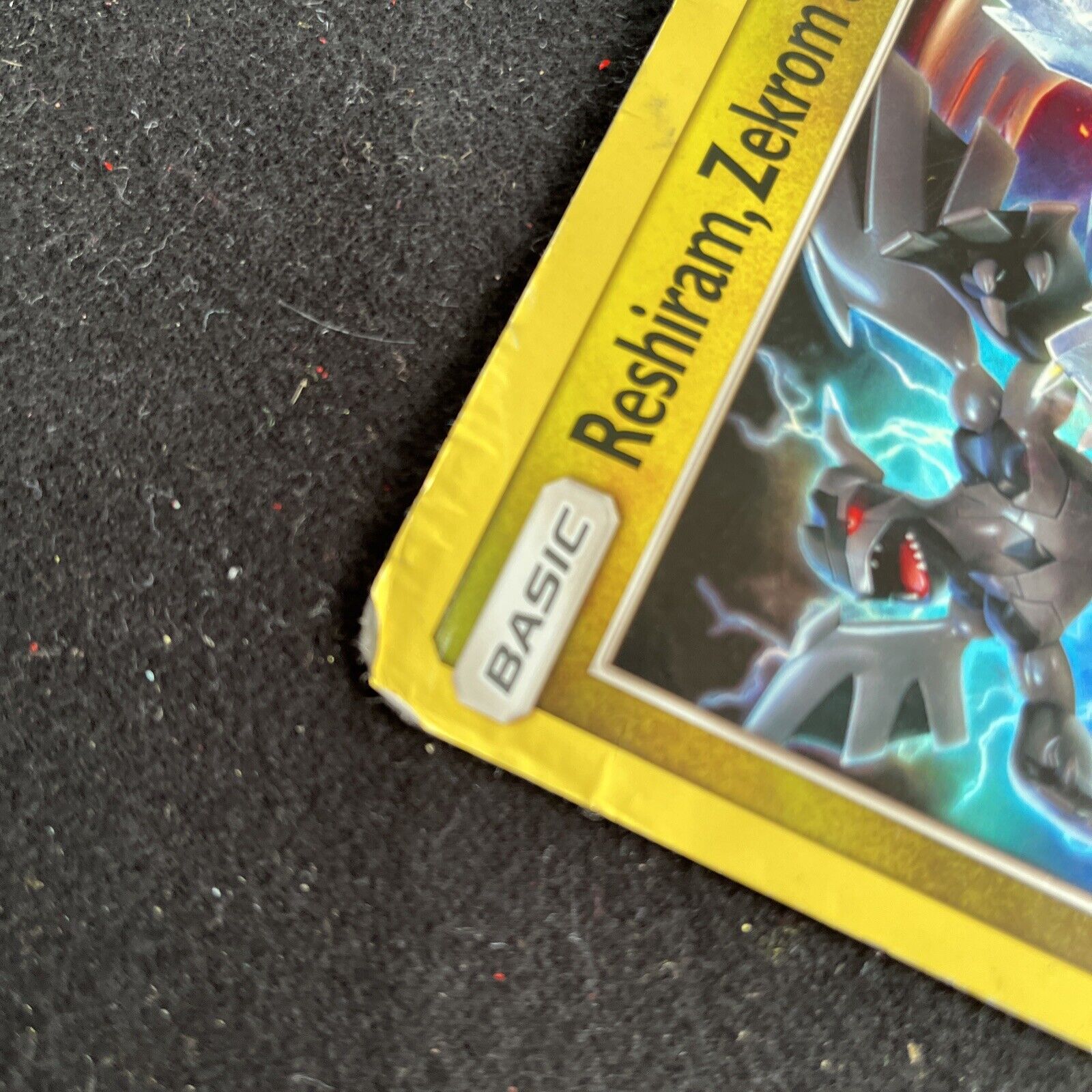 JUMBO LEGENDARY POKEMON Reshiram Zekrom & Kyurem OVERSIZED Promo Card 2018