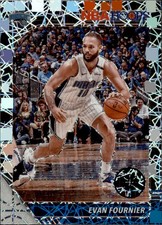 2019-20 Hoops Premium Stock #139 Evan Fournier Prizms Silver Laser 4 2 A