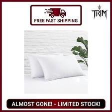 Standard Pillow Protector Set of 2, 100 Egyptian Cotton Pillow Cases with Zi...