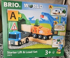 Brio World Starter Lift and Load Train Set 33878 New Sealed