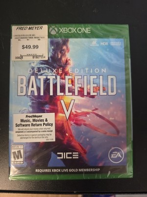 Battlefield V-Deluxe Edition-Xbox One-FACTORY SEALED-NEW
