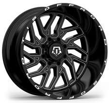 24 Tis 544bm Gloss Black Milled Accents Wheel 24x12 6x135 6x5.5 -44mm Truck Rim 24 Tis 544bm Gloss Black Milled Accents Wheel 24x12 6x135 6x5.5 -44mm Truck Rim