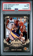 2008-09 Upper Deck MVP - Kobe Bryant Mvp Kobe Bryant #KB-86 Black Border PSA 8