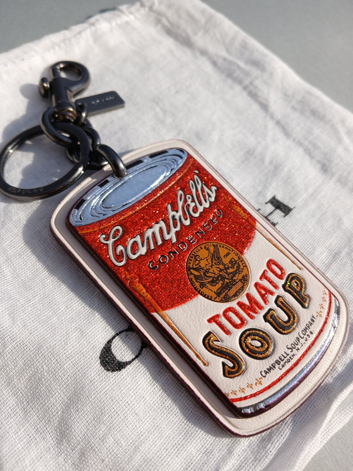 Coach Campbell's Tomato Soup Bag Charm