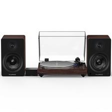 Fluance RT85 Vinyl Turntable, PA10 Preamp, Ai61 Powered 6.5" Bookshelf Speakers