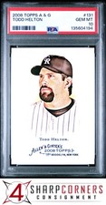 2008 TOPPS ALLEN & GINTER #131 TODD HELTON ROCKIES HOF PSA 10