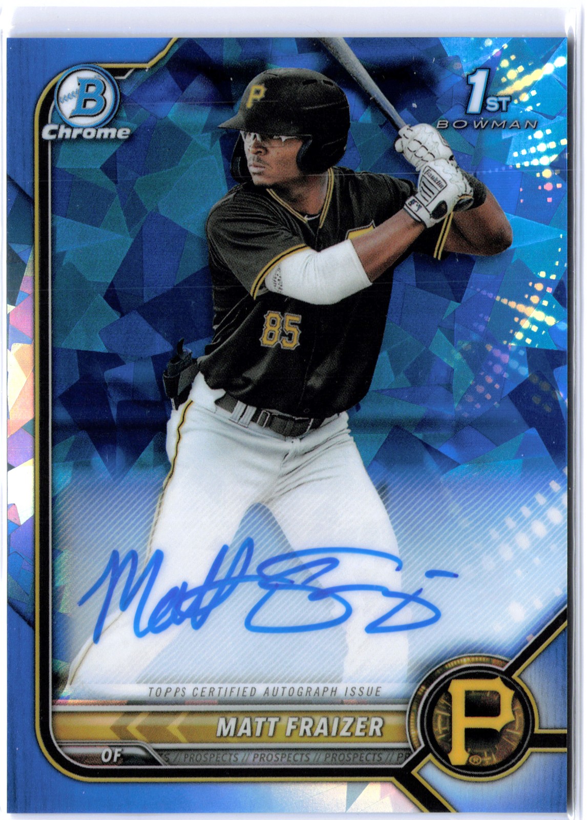 Matt Fraizer (RC) 1st Rookie Autographs 2022 Bowman Sapphire Edition BSPA-MF