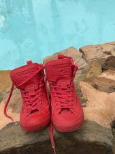 Converse All Star Red Boots Men s Size 10 Wom...