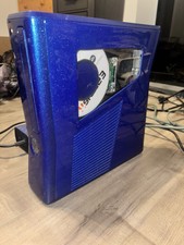 Custom Painted BLUE Xbox 360 S Slim 250GB Con...