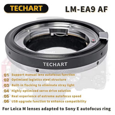 TECHART LM-EA9 Auto Focus Lens Adapter For Leica M Lens to Sony E mount Cameras