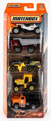 2025 Matchbox MBX Construction 5-Pack | Chevy | Scraper Ranec