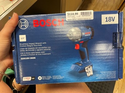 NEW-BOSCH GDS18V-350 1/2'' BRUSHLESS IMPACT WRENCH (ECP020220)
