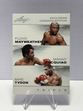 Mike Tyson MayWeather Pacquiao 2024 Exclusive Triple Edition #ELE-12 Boxing Card