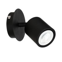 Wandspot Schwarz Metall GU10 Klein 10 Cm Modern Wandlampe Wandstrahler Innen
