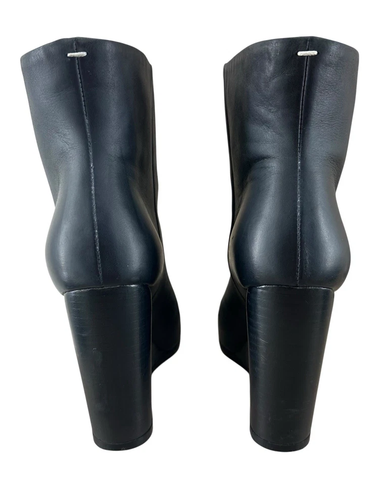 Botas occidentales de cuero para mujer Maison Martin Margiela de cuero negras talla 36,5/6 Foto 4 de 4