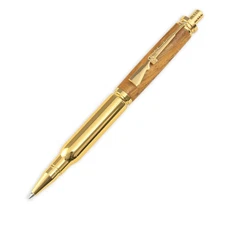 Bullet Click Pen Kit, Gold Finish, Single Kit, Legacy Woodturning
