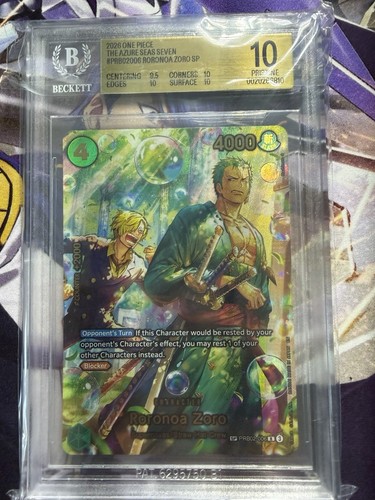 Roronoa Zoro (SP Card) graded BGS 10 for sale on eBay