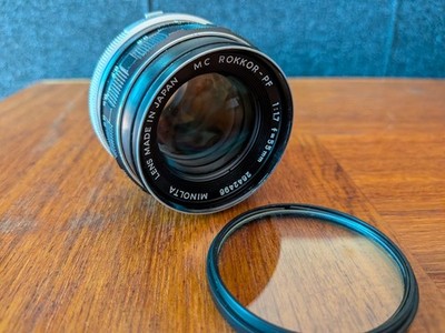 Minolta MC Rokkor-PF 55mm f/1.7 Manual Focus Standard Lens MC Mount