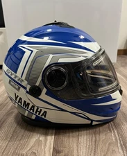 Yamaha FXR Fuel Modular Helmet/Motorcycle/Snowmobile/Electric Shield/Blue/XL