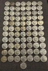 Lot Of 78 Kennedy Half Dollars 1965-1969, 40% Silver, Over 11.5oz of silver