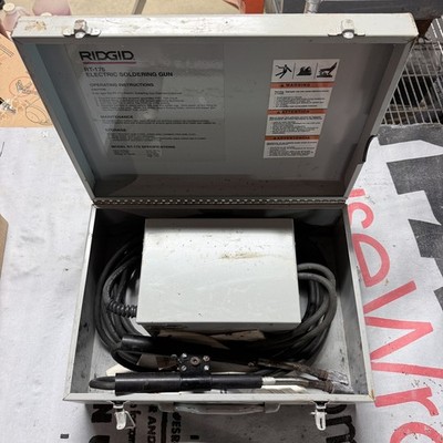 Ridgid RT-175 115V Professional Flameless Electric Pipe Soldering Gun *READ*