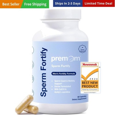 Sperm Fortify   Male Fertility Supplements for Men with KSM-66  Ashwagandha, ...