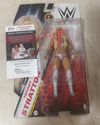 WWE TIFFANY STRATTON  Signed Mattel WWE Basic Series 145  Action Figure JSA