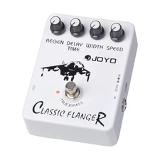 JF-07 CLASSIC FLANGER Guitar Pedal Metallic Flanger Sounds & Rapid Tremulous Vib