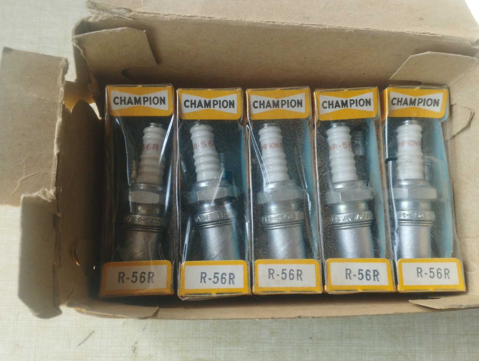 5 bougies Champion R-56R Renault 8 Gordini Alpine A110 R12 Abarth