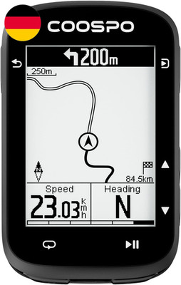 COOPSO CS500 Wireless Bicycle Computer, 2.6 Inch LCD GPS Speedometer Bicycle Nav