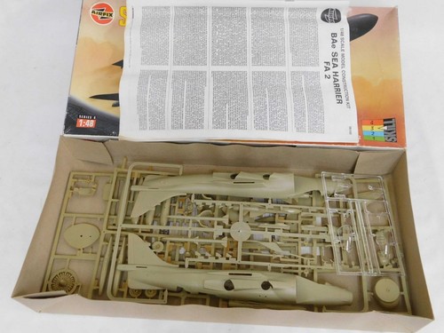 1/48 Airfix British VTOL Sea Harrier FA2 Jet Fighter Plastic Model Kit Complete - Picture 2 of 2