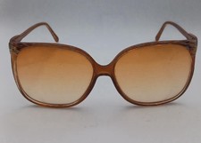 Annie Saral Paris France Vintage Retro Designer Sunglasses Oversized Ombre