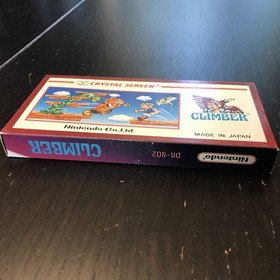 Nintendo Game And Watch Crystal Screen Climber BOX & MANUAL ONLY -NO GAME DR-802