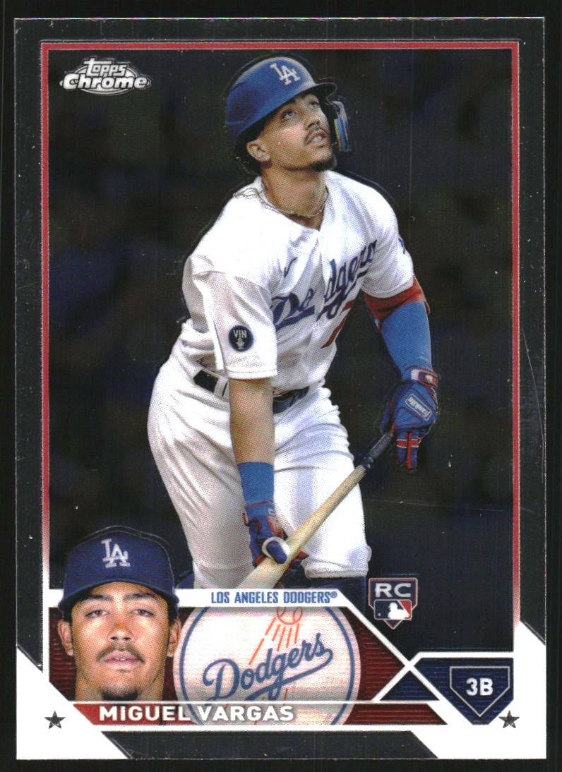 2023 Topps Chrome #161 Miguel Vargas RC