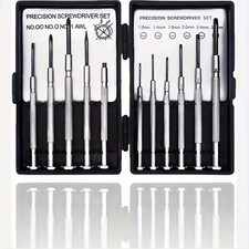 Precision Screwdriver Set 11pcs Mini Repair Tools for Watch, Glasses