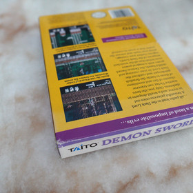Nintendo NES DEMON SWORD CIB Complete
