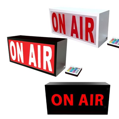 On The Air Light up Sign LED beleuchtetes Studioschild für Pub Home Gaming
