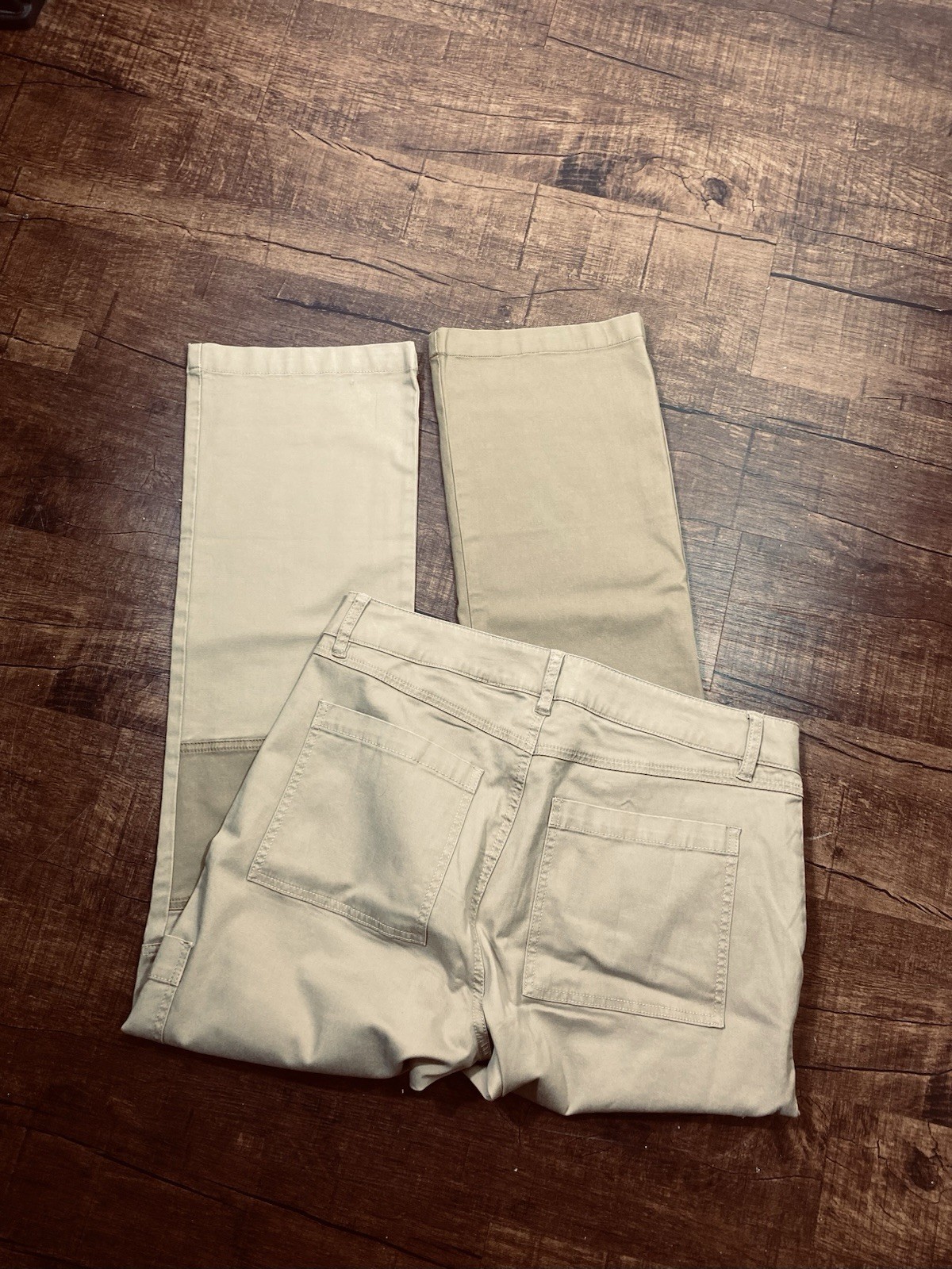 cabi women’s boot cut patchwork style patch pocke… - image 3