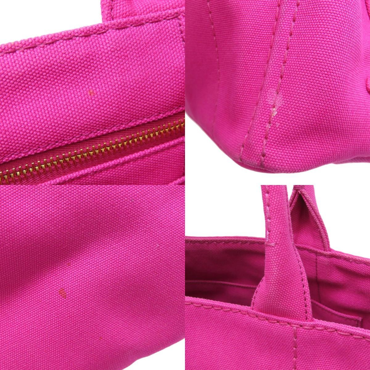 PRADA Canapa Mini 2WAY Handbag Canvas Ladies Used from japan thumbnail 8