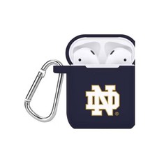 NCAA Notre Dame Fighting Irish AirPods Silicone Case Cover Blue Affinity Bands