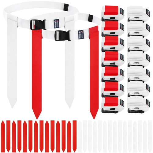 HASITE Flag Football Belts - 2 Sets With 6 Flags (Red & Blue), Adjustable For Youth & Adults - View #8
