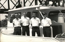 Wisconsin Dells, WI Boat Crew 1967 Appleton Original Vintage Real Photo RPPC