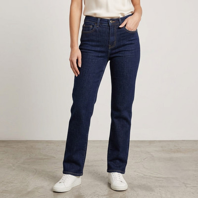 Pistola Monroe High Rise Slim Cigarette Jeans Womens 27 Dark Wash