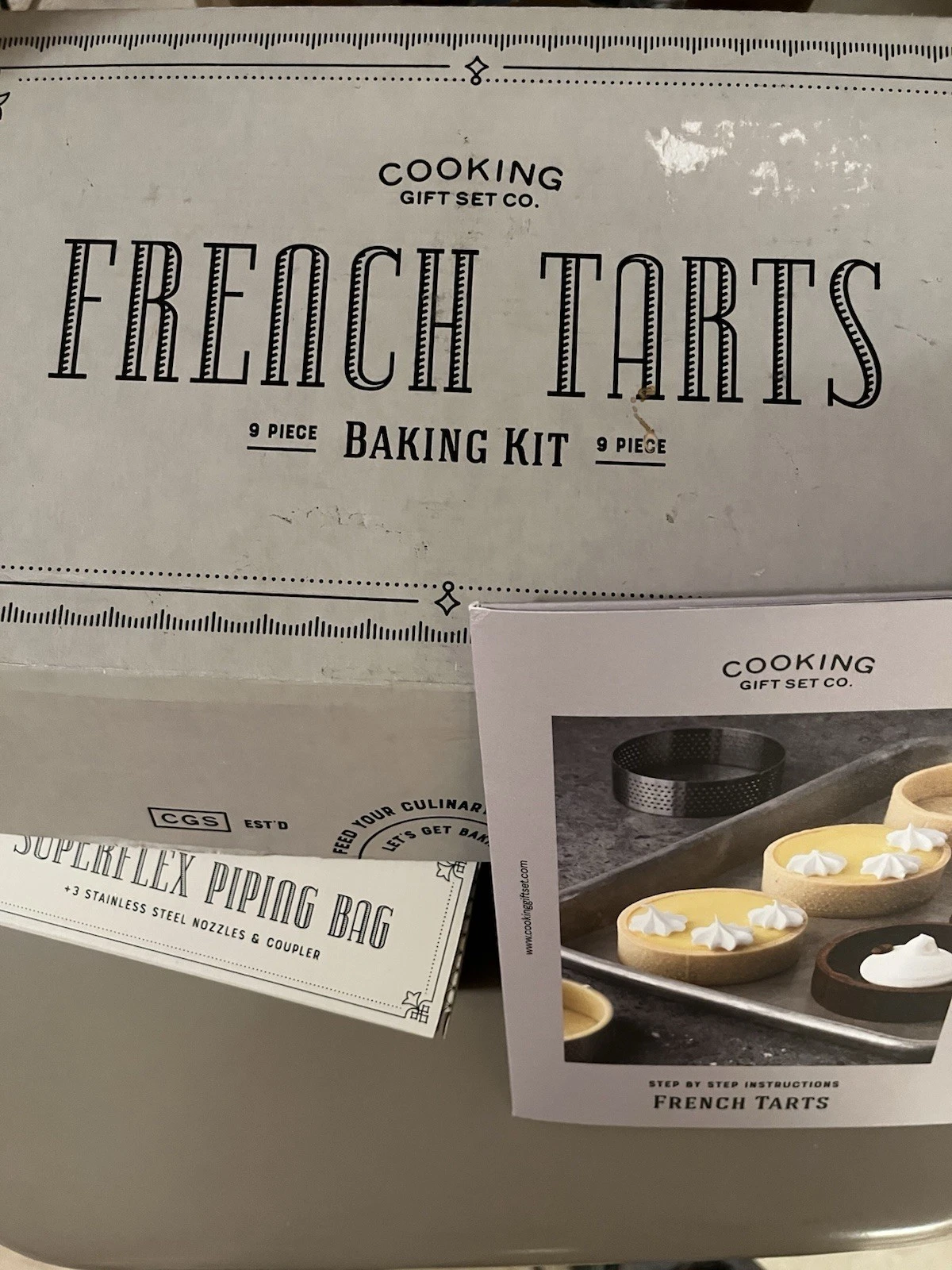 Cooking Gift Set Co. French Tart Baking Set Unique Gifts for Women | Baking NIB