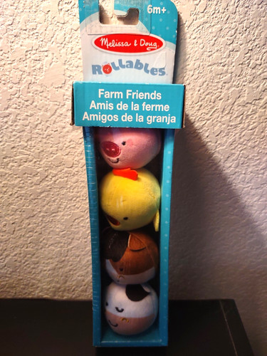 Melissa & Doug Farm Friends Rollables Set Cow Horse Pig Chicken 2022