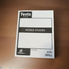 BJU Press Tests World Studies 4th Edition Gre...